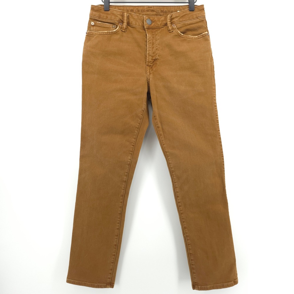 American Eagle Slim Straight Ne(x)t Level Flex Mens 30x30 Brown Pants